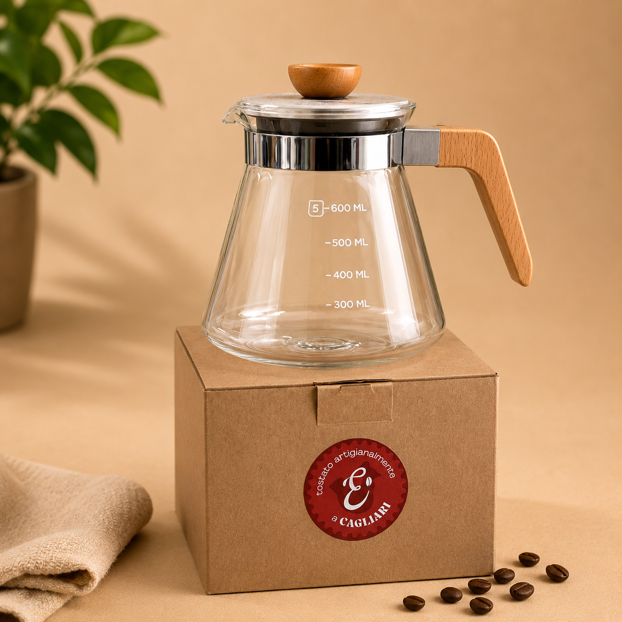 Glass Coffee Server 600ml